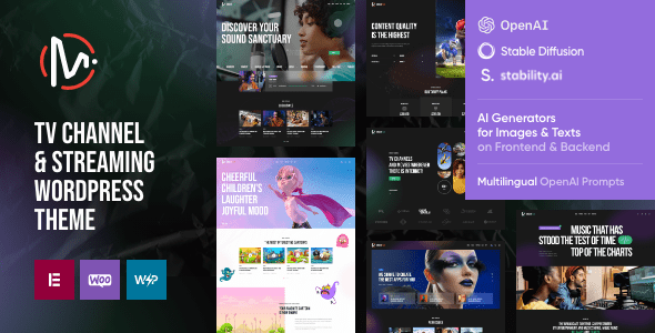 MediaFlex – TV Channel and Streaming WordPress Theme